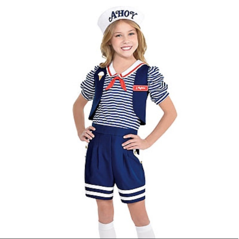 Ahoy Robin Stranger things romper Halloween costume Size Large kids.